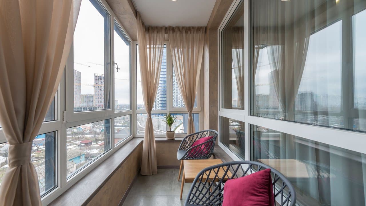 Terrace glass-curtain installation cost 2026